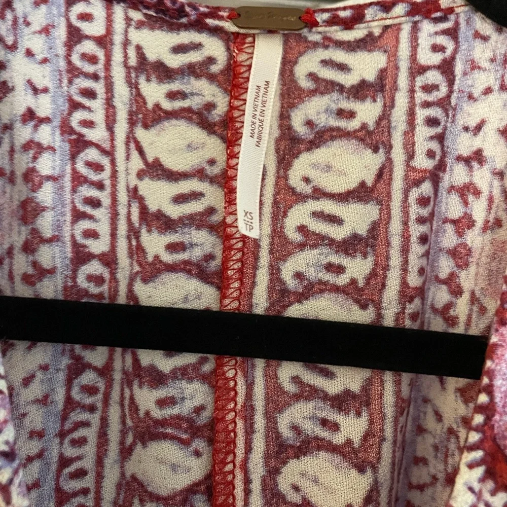 Free People V Neck Boho Crop Top. Like New!